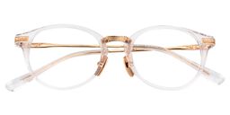 Bailey Round Clear Glasses1
