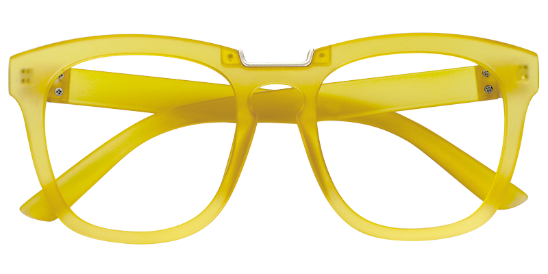 Rectangle Yollow Glasses | Zeelool Eyeglasses Online1