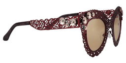 Blanche Cat-eye Red Sunglasses4