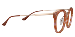 Alfie Square Orange Pattern Glasses4