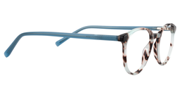 Alger Oval Blue Pattern Glasses4