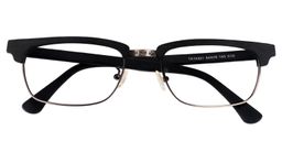 Blithe Browline Black Glasses1