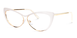 Ellen Cateye White Glasses3