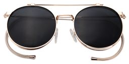 Bertie Aviator Gold Glasses1