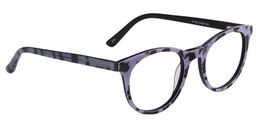 Valerie Round Purple Tortoise Glasses2