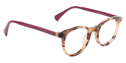 Kimberley Oval Purple Tortoise Glasses5