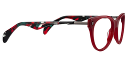 Casondra Oval Red Glasses4