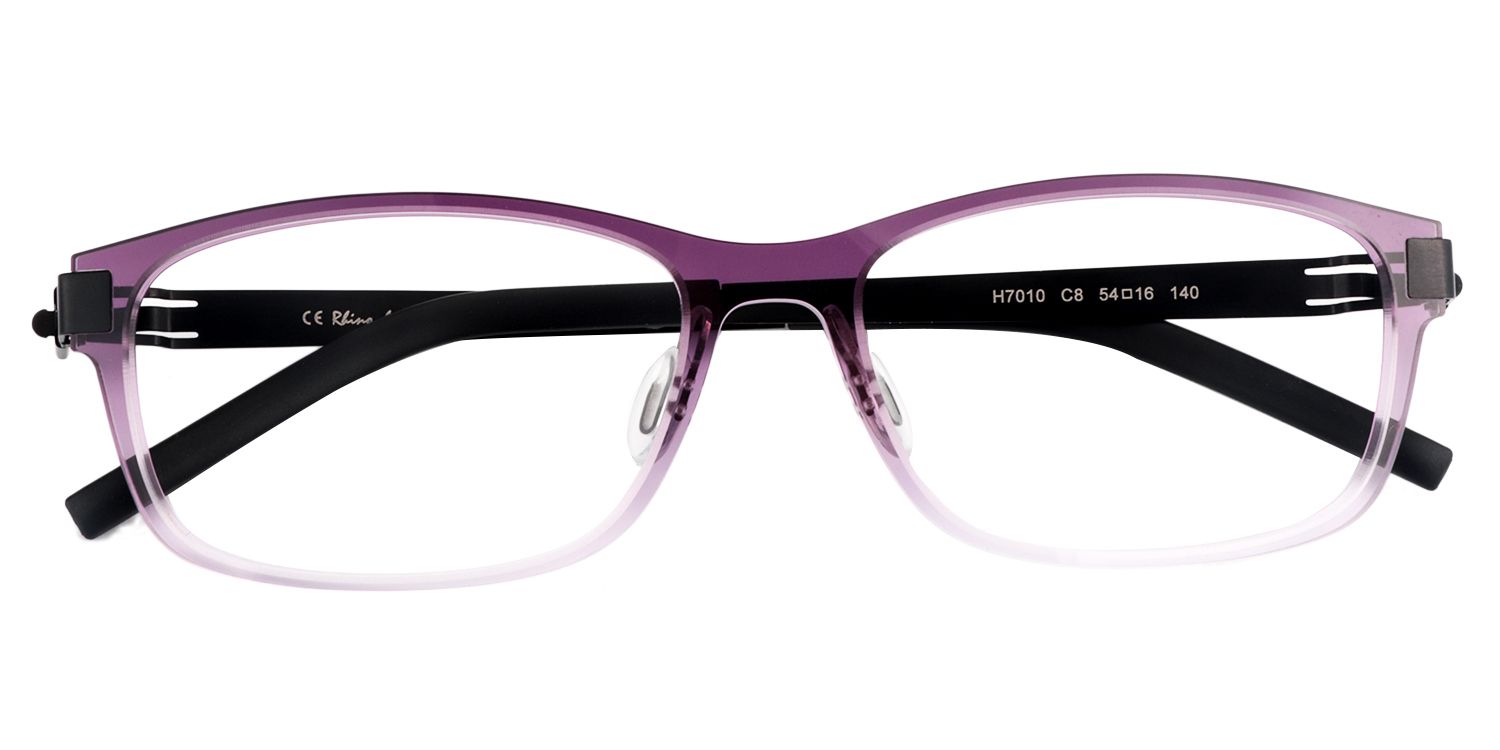 Rectangle Purple Glasses | Zeelool Glasses1