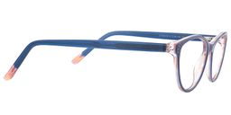 Flora Cat Eye Blue Glasses3
