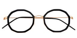 Angus Geometric Black Glasses 1