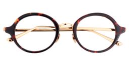 Fiona Round Tortoise Glasses1