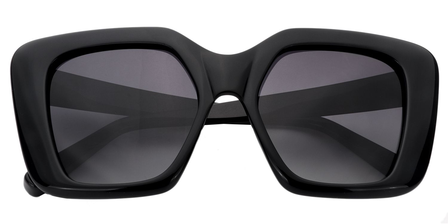 Square Black Sunglasses | Zeelool Sunglasses1