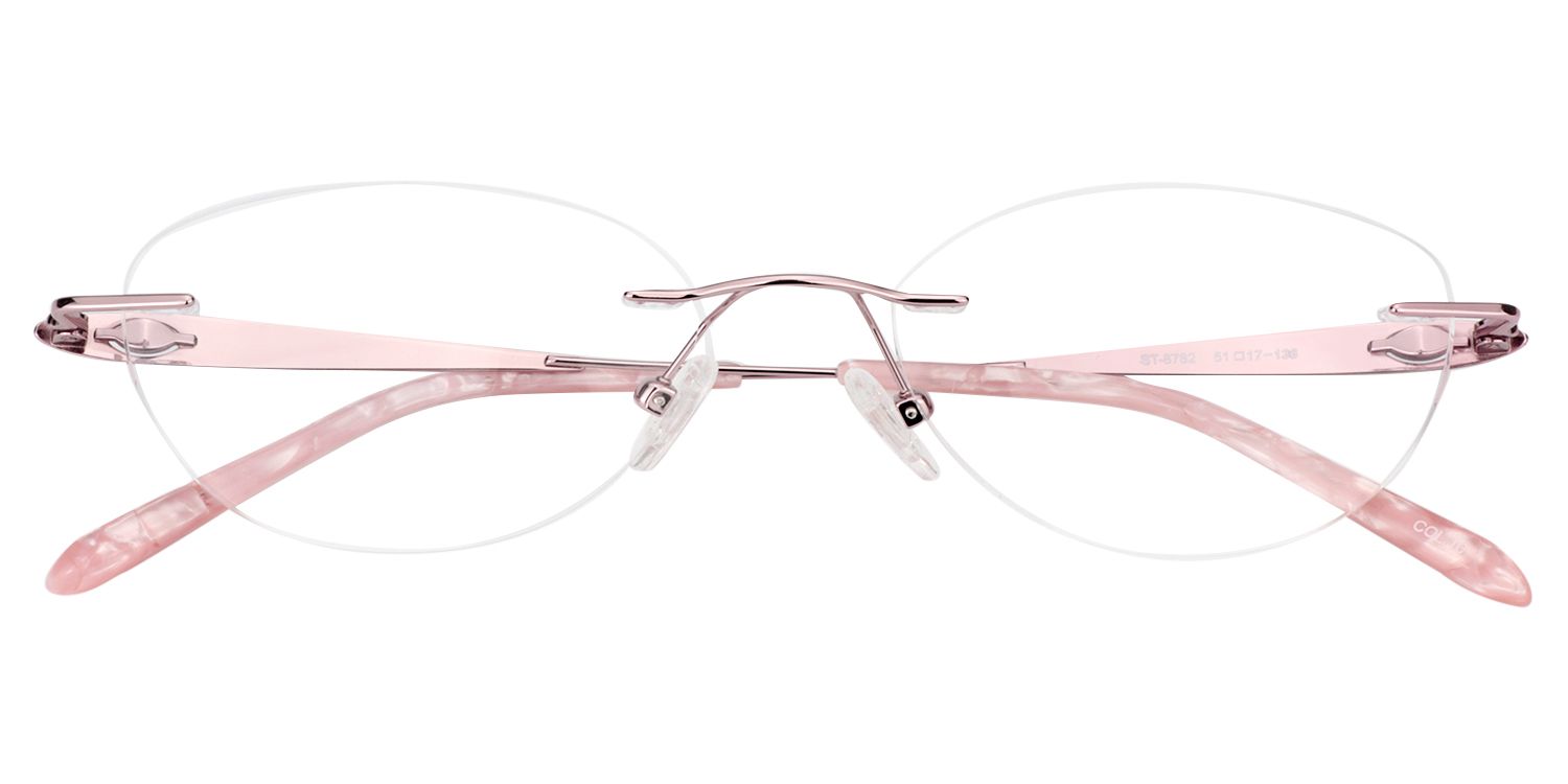 Oval Rose Gold Glasses | Zeelool Glasses1