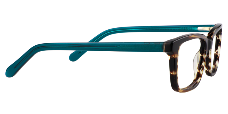 Rectangle Light Amber Glasses4