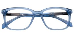 Benjamin Square Blue Glasses1