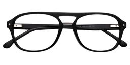 Tyler Aviator Black Glasses1