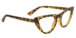 Jasmine Cat Eye Light Amber Glasses3