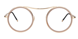 Brianna Aviator Gold Glasses0