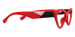 Esther Cat Eye Red Glasses4
