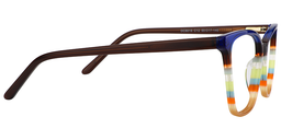 Ashley Rectangle Blue Glasses3