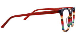 Ashley Rectangle Red Glasses2