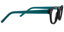 Nicholas Oval Black Glasses4