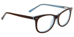 Laura Rectangle Brown Glasses4