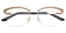 Oliver Light Brown Square Glasses1