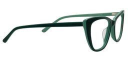 Acton Rectangle Dark-Green Glasses4
