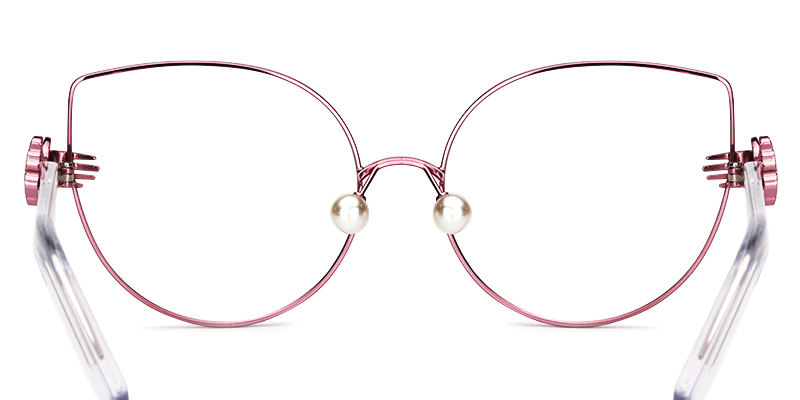 Cateye Pink Glasses5