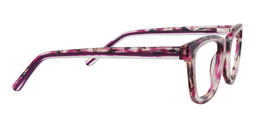 Henna Rectangle Purple Glasses4