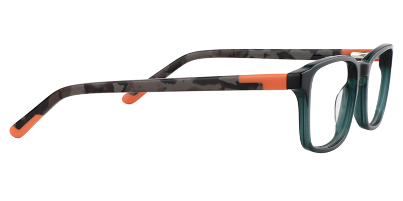 Rectangle Dark Green Glasses4