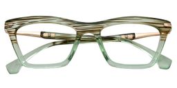Aicken Square Green Glasses1