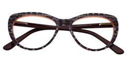 Aiken Cat eye Gray Tortoise Glasses1