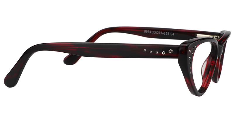 Cateye Red Glasses5