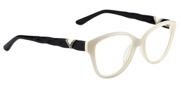 Candy Oval White Glasses3