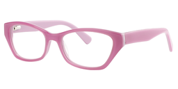 Isabella Rectangle Bright Pink Glasses2
