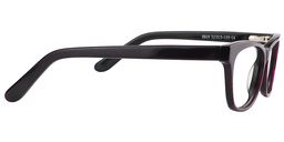 Britney Rectangle Purple Tortoise Glasses4