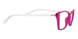Blanche Rectangle Bright Pink Glasses4