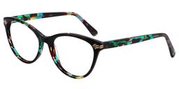 Ethel Cateye Green Floral Glasses2