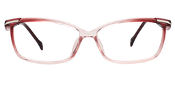 Henna Rectangle Pink Glasses0