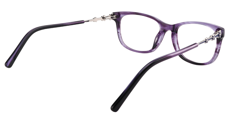 Rectangle Purple Glasses4