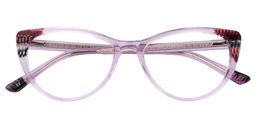Tamara Cat Eye Purple Glasses1