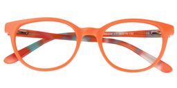 Dennise Square Orange Glasses1