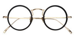 Alisa Round Black Glasses1