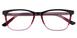 Lauren Rectangle Light-Purple Glasses1