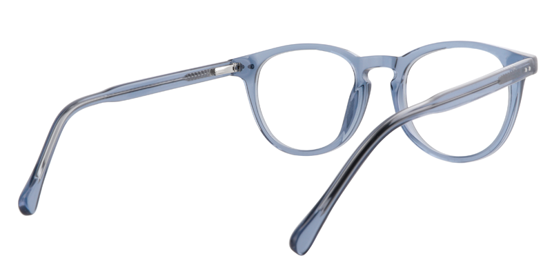 Round Dark Blue Glasses | Zeelool Eyeglasses Online5