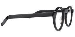 Jamie Round Black Glasses4