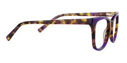 Fannie Rectangle Purple Glasses4
