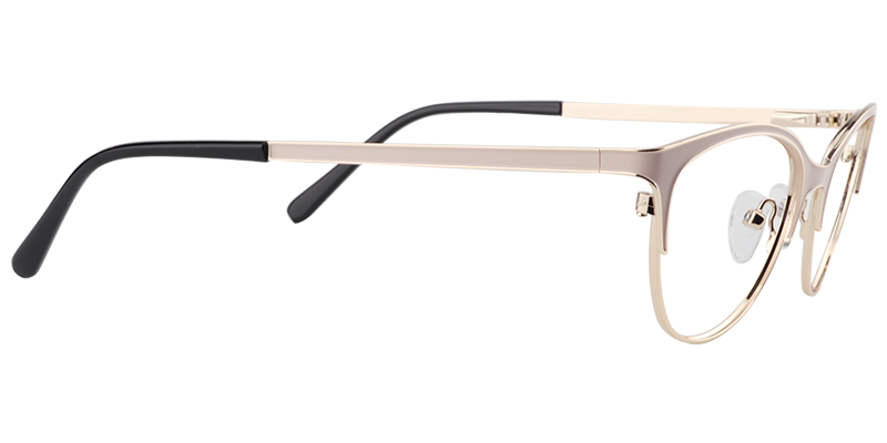 Browline Pink Glasses | Zeelool Eyewear4